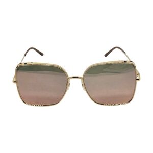 CARTIER LAQUERED Gold and Brown Sunglasses